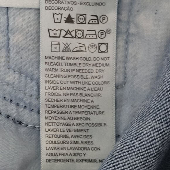 Levis 721 High Rise Skinny Jeans Womens Size 26 Blue Denim Stretch - Picture 8 of 8